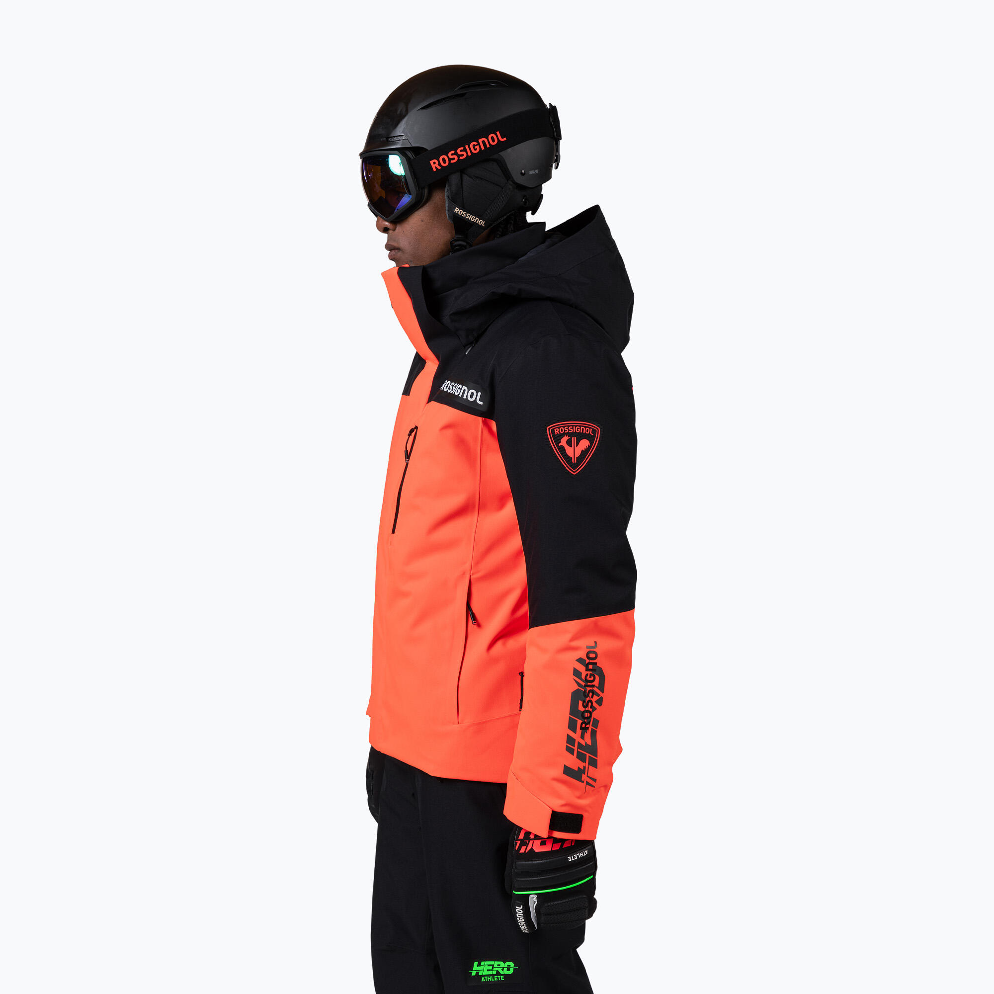 Kurtka narciarska Rossignol Hero Velika Insulated Neon Red - L 4/5
