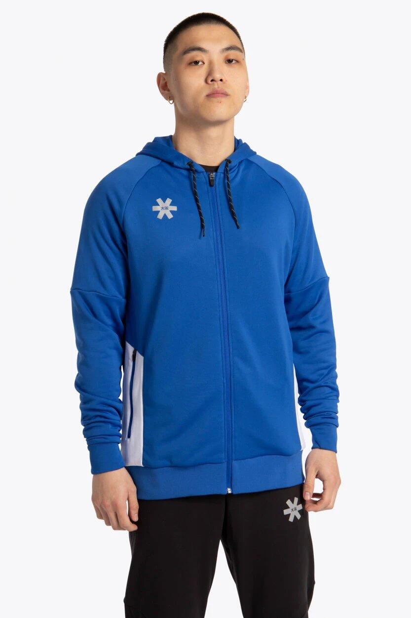 Sweat à capuche zippé d'entraînement Osaka pour hommes | Bleu roi 1/6