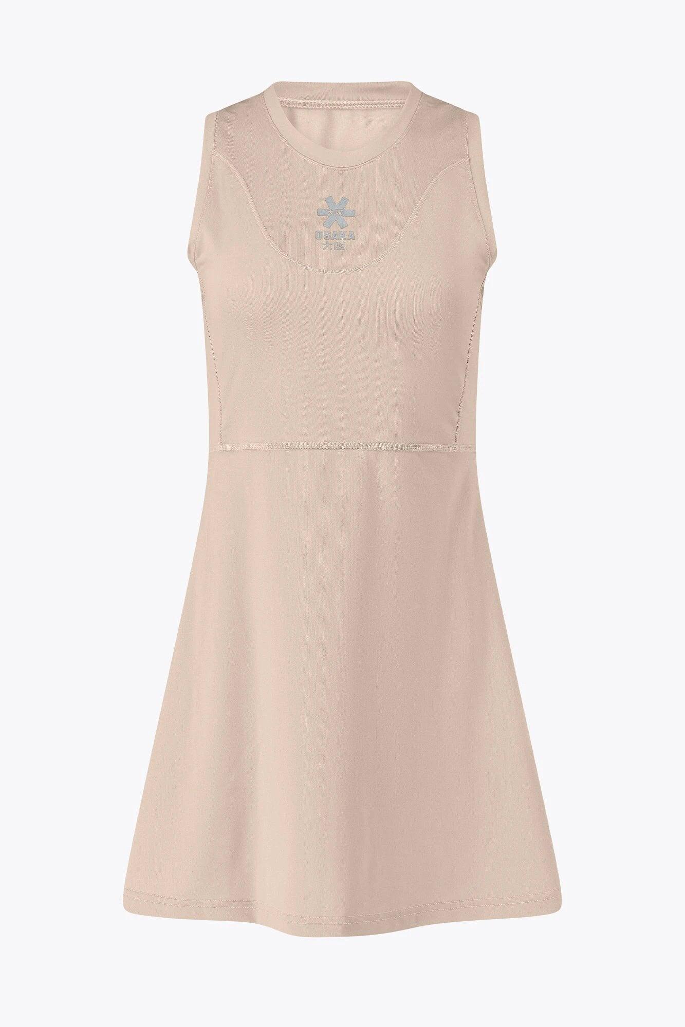 Vestido Osaka para mujer con vuelo | Gris sostenible 1/3