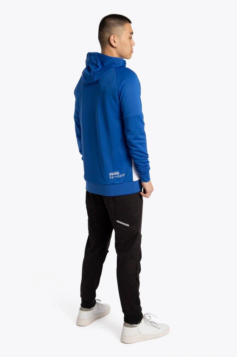 Sweat à capuche zippé d'entraînement Osaka pour hommes | Bleu roi 5/6