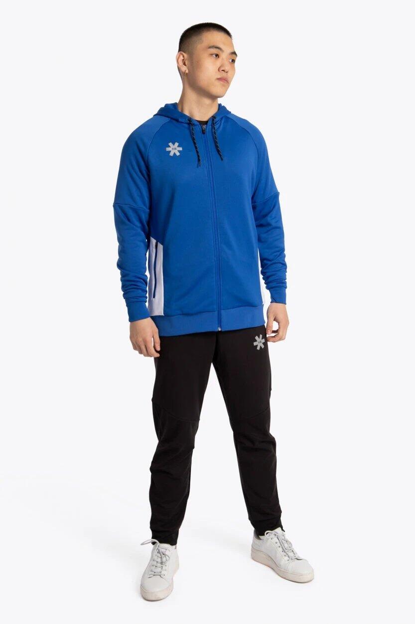 Sweat à capuche zippé d'entraînement Osaka pour hommes | Bleu roi 4/6