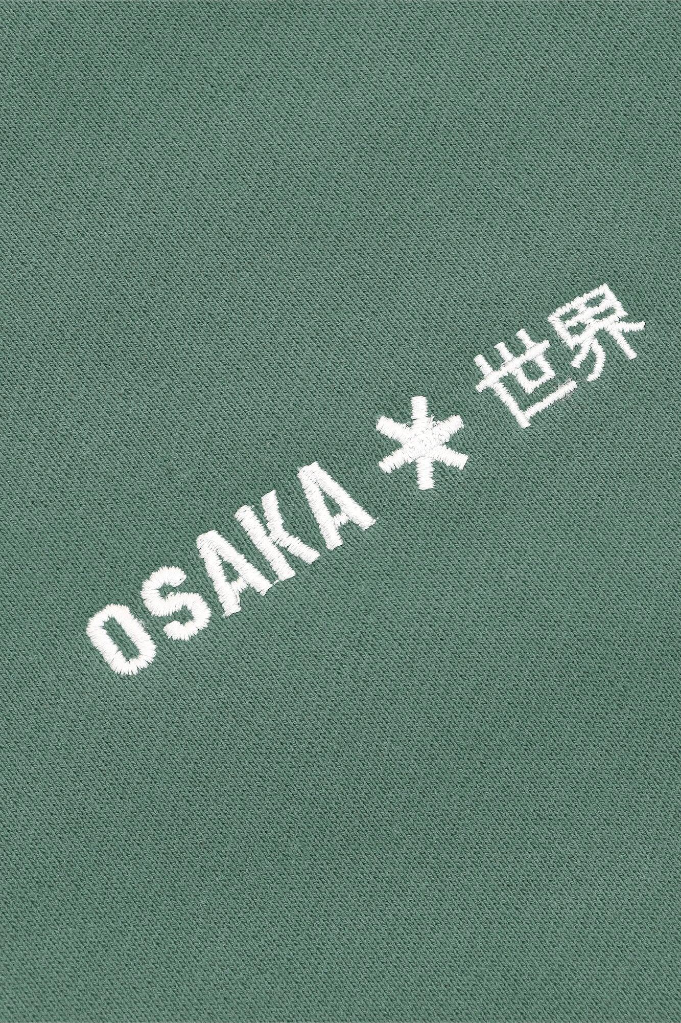Osaka Dames Cropped Half Zip Trui | Bayou Groen 5/6