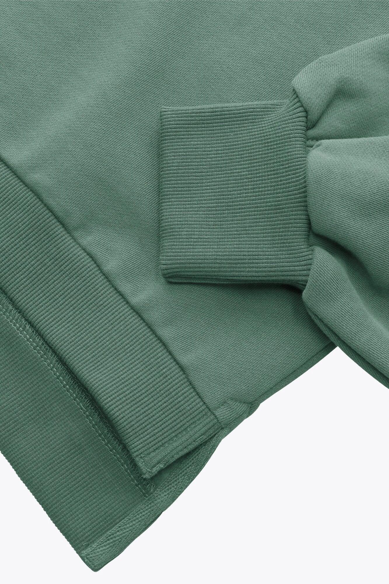 Osaka Dames Cropped Half Zip Trui | Bayou Groen 6/6