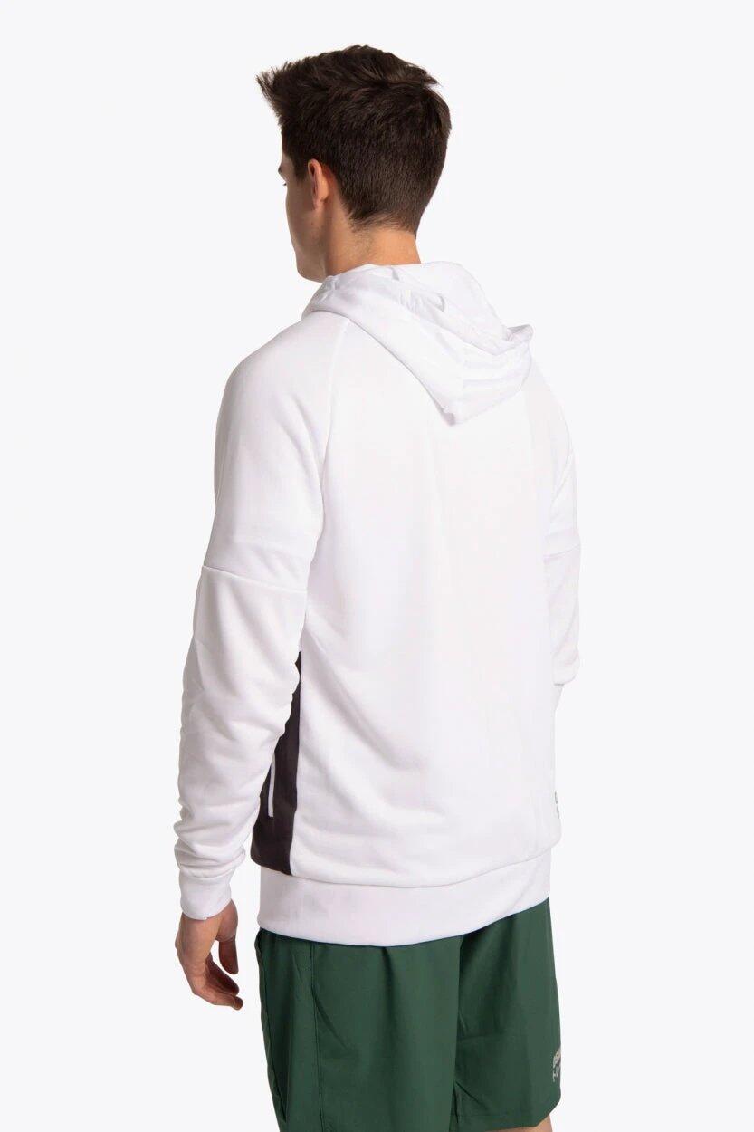 Sweat à capuche zippé d'entraînement Osaka pour hommes | Blanc 3/6