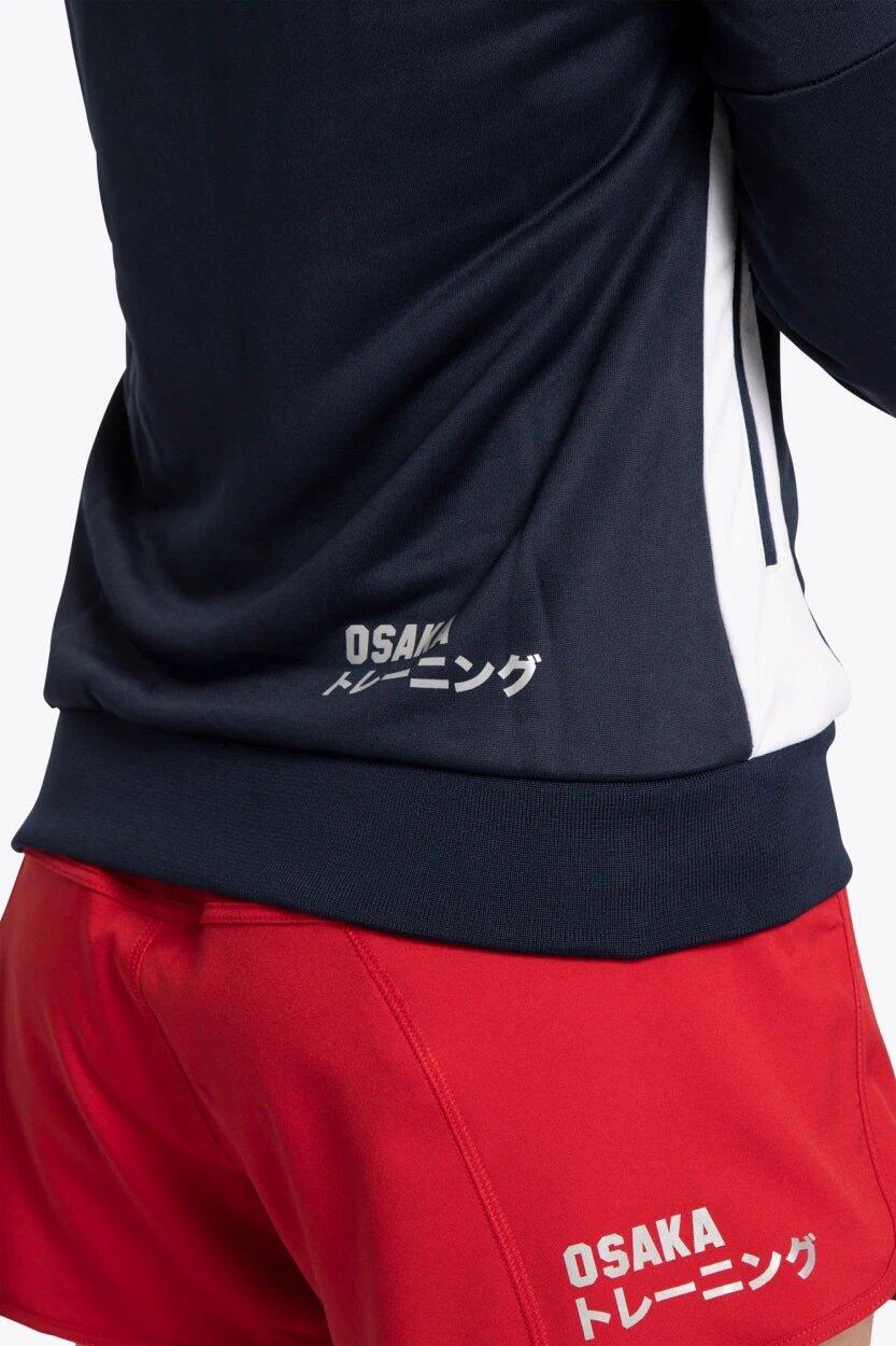 Sudadera con capucha y cremallera de entrenamiento Osaka para mujer | Marina de 5/6