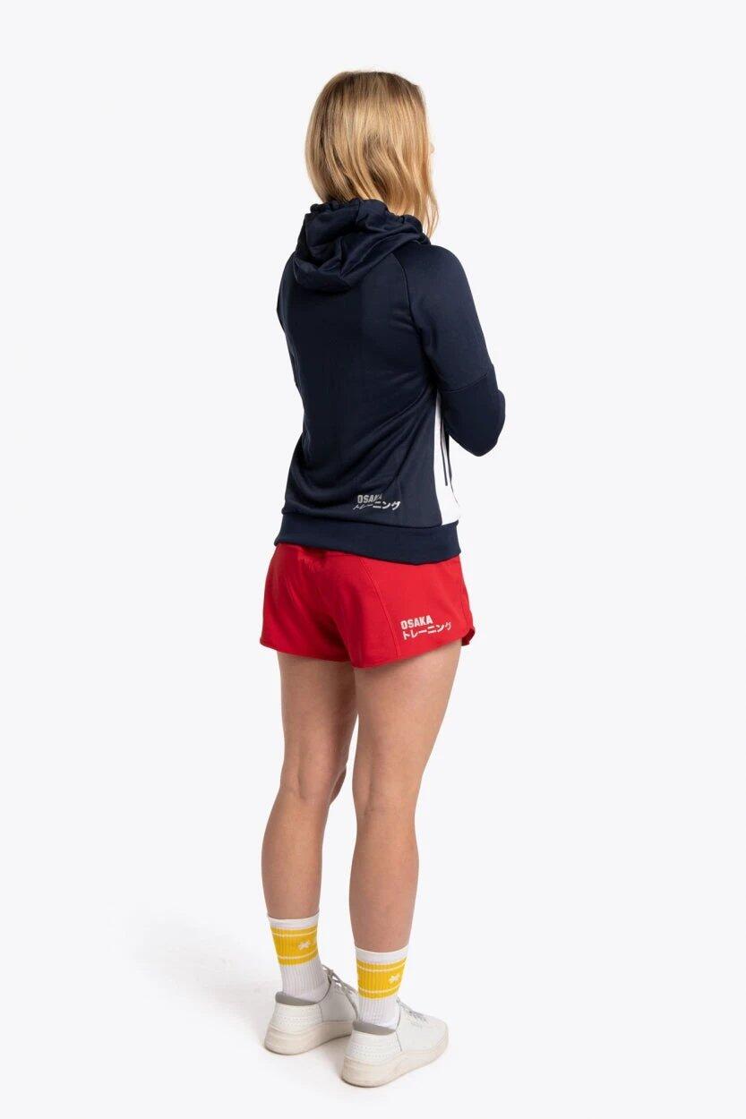 Sudadera con capucha y cremallera de entrenamiento Osaka para mujer | Marina de 4/6