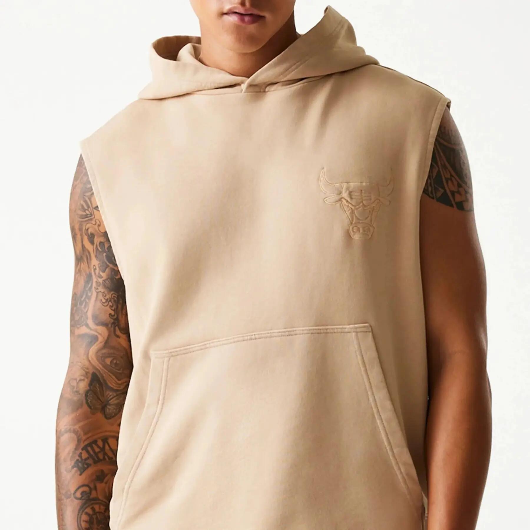 Canotta con cappuccio Chicago Bulls Washed 3/3