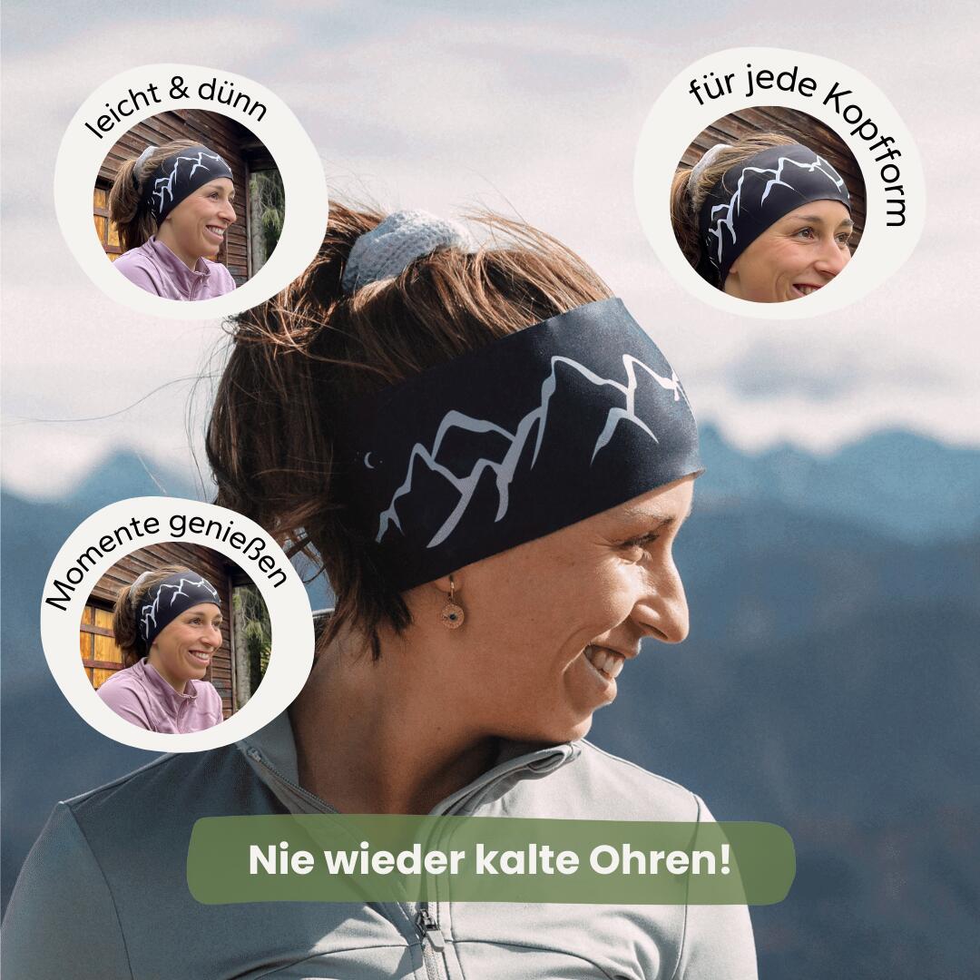 Bergwelten Stirnband: Atmungsaktiv & rutschfest | Ideal für Sport & Alltag 3/7