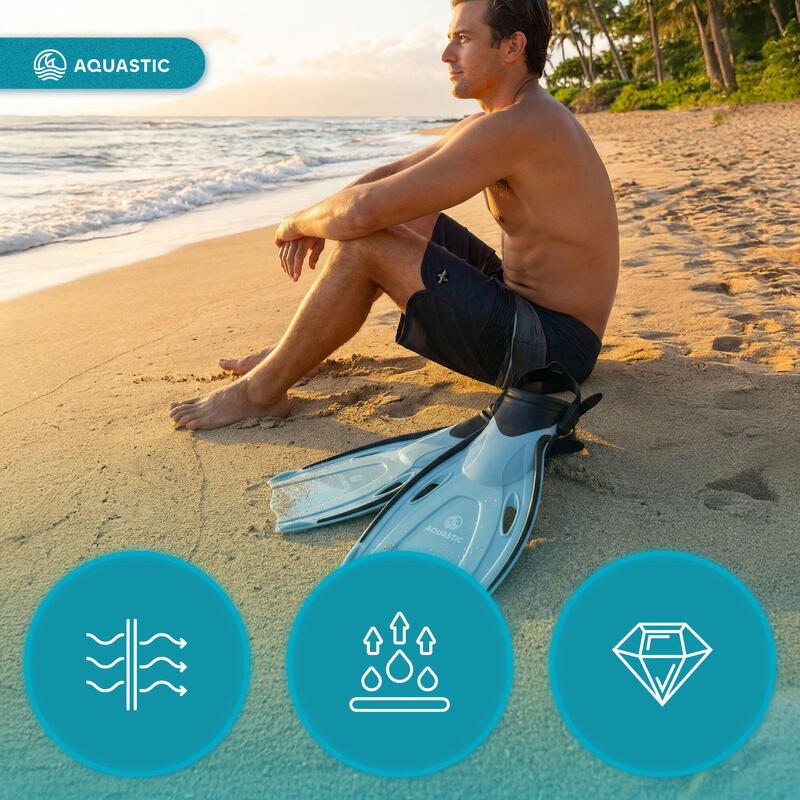 AQUASTIC Aripioare pentru snorkeling