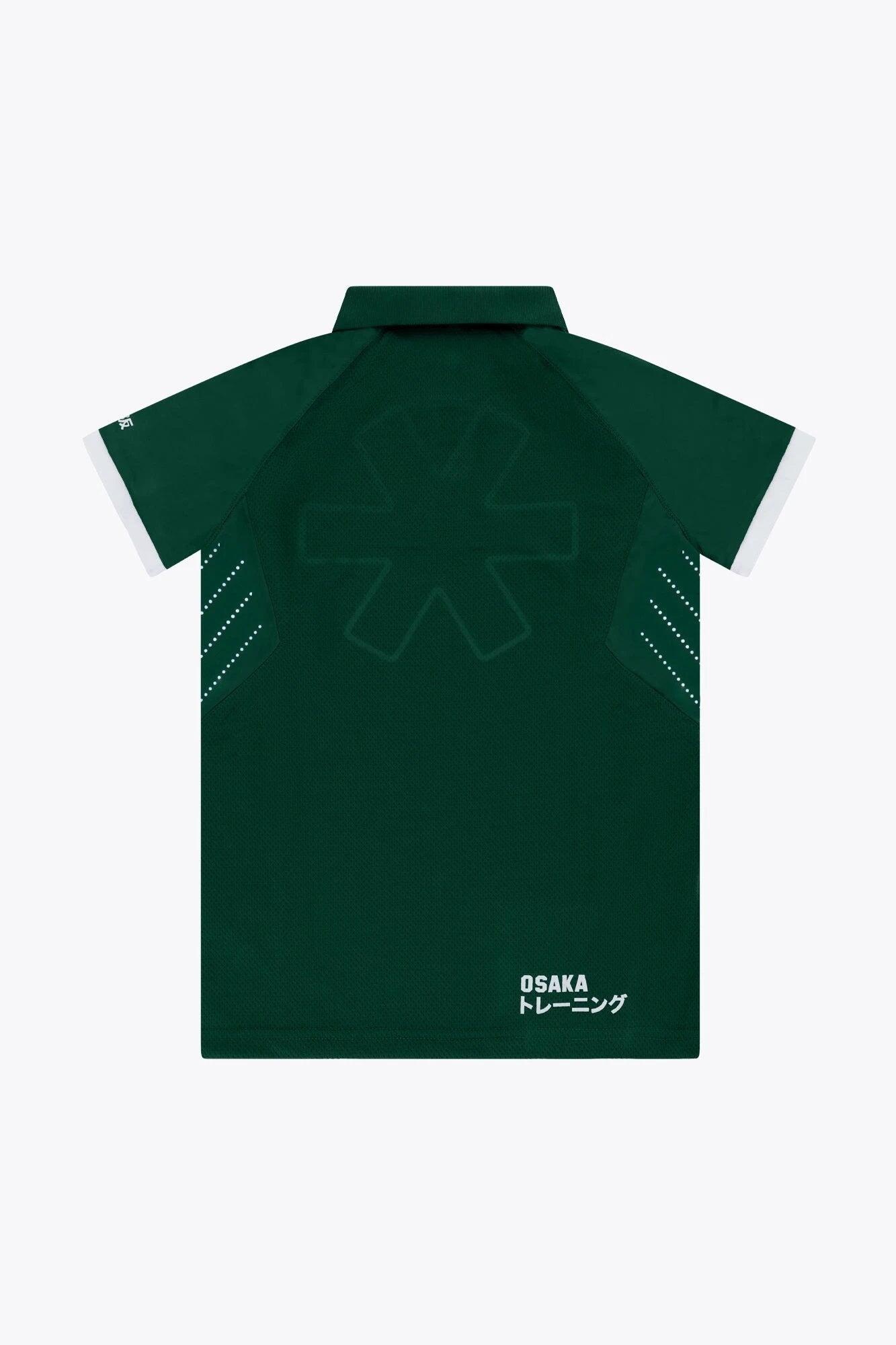 Osaka kinderpoloshirt | Donkergroen 3/3