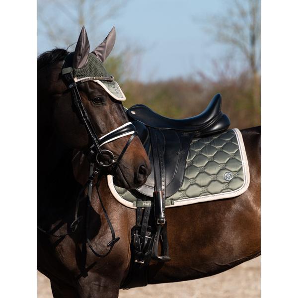 Tapis de selle dressage pour cheval PS of Sweden Vintage Monogram 3/3