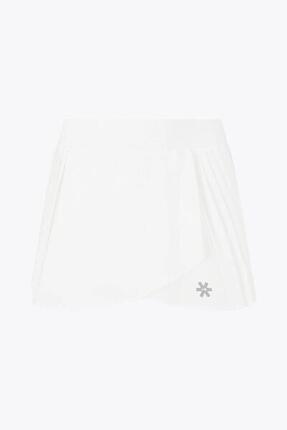 Jupe-short plissée fluide Osaka pour femme | Blanche
