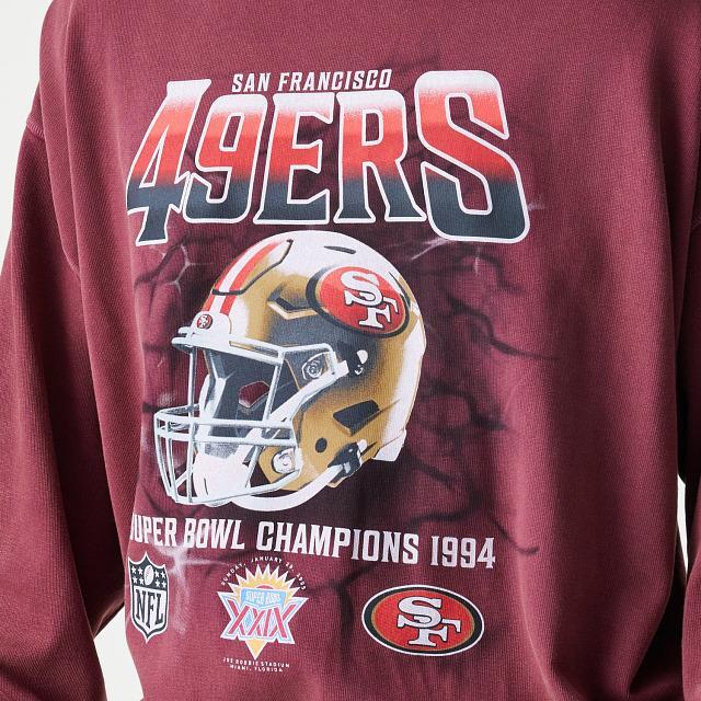 Sweatshirt San Francisco 49ers NFL Washed 3/5