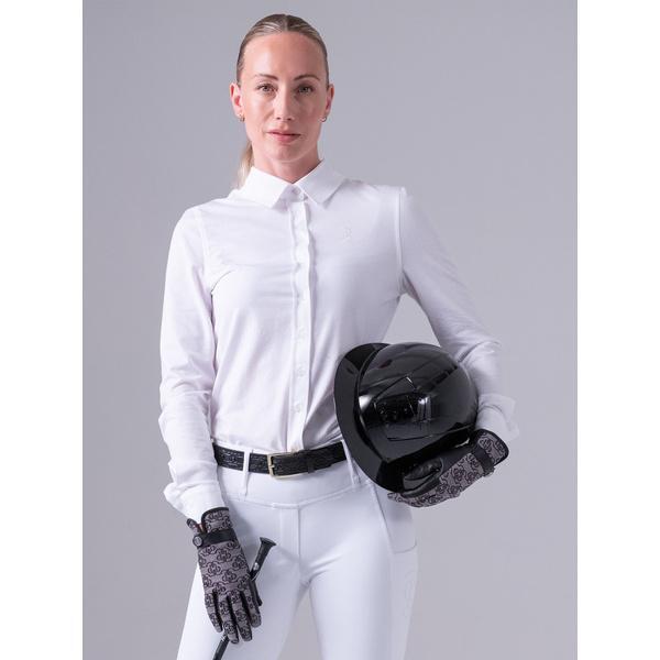 Gants d'équitation en cuir femme PS of Sweden Monogram 2/2