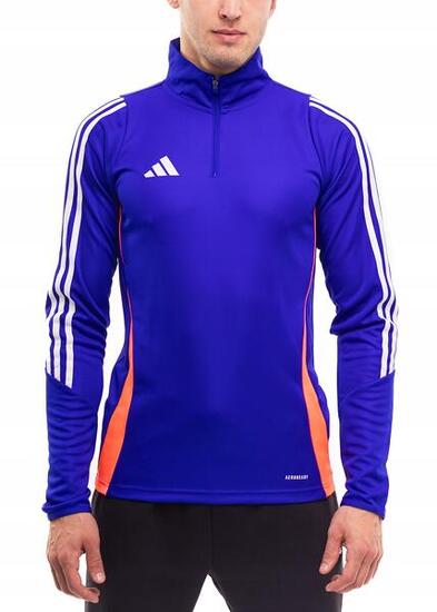 adidas Sweat 1/4 zip homme bleu marine