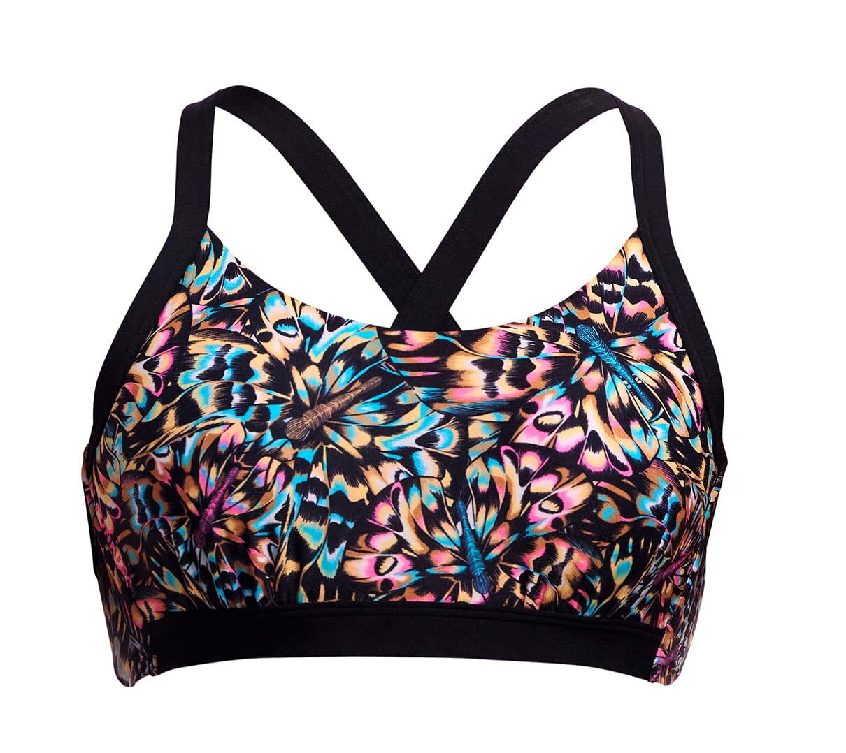 Bikini - top Funkita Hold Steady Crop Top Copper Cluster 6/7