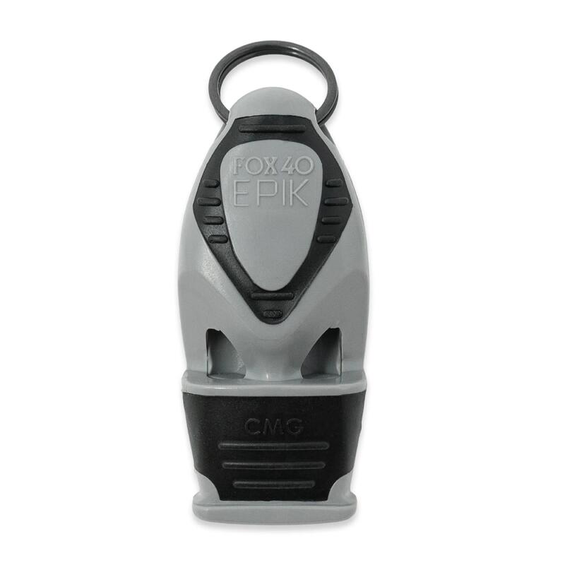 Fluier Fox40 Epic CMG cu snur, gri