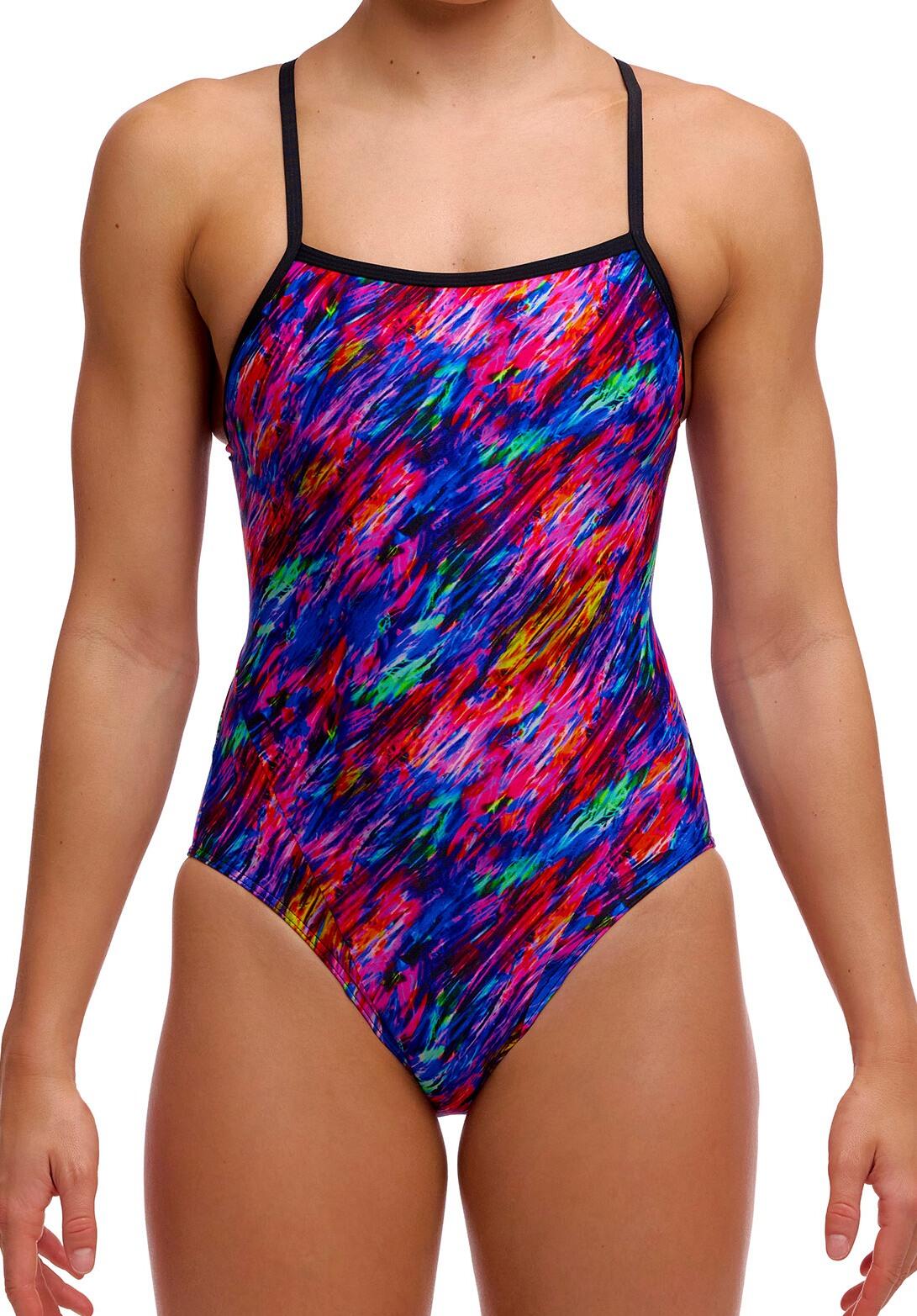 Strój do pływania menstruacyjny FUNKITA Big Bang - Swim Secure Single Strap