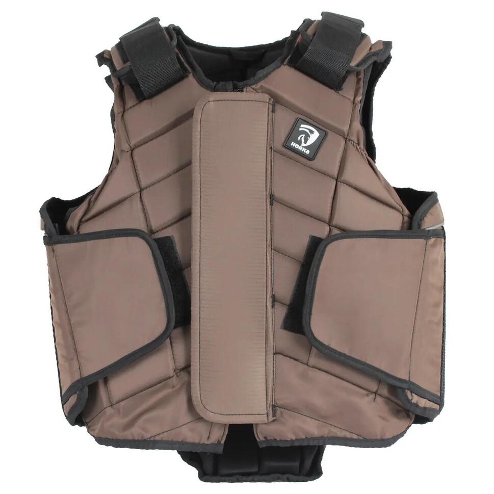 Gilet De Protection Équitation Enfant – Dorsale Renforcée, Absorption Chocs, Tailles CS/CM/CL, Noir