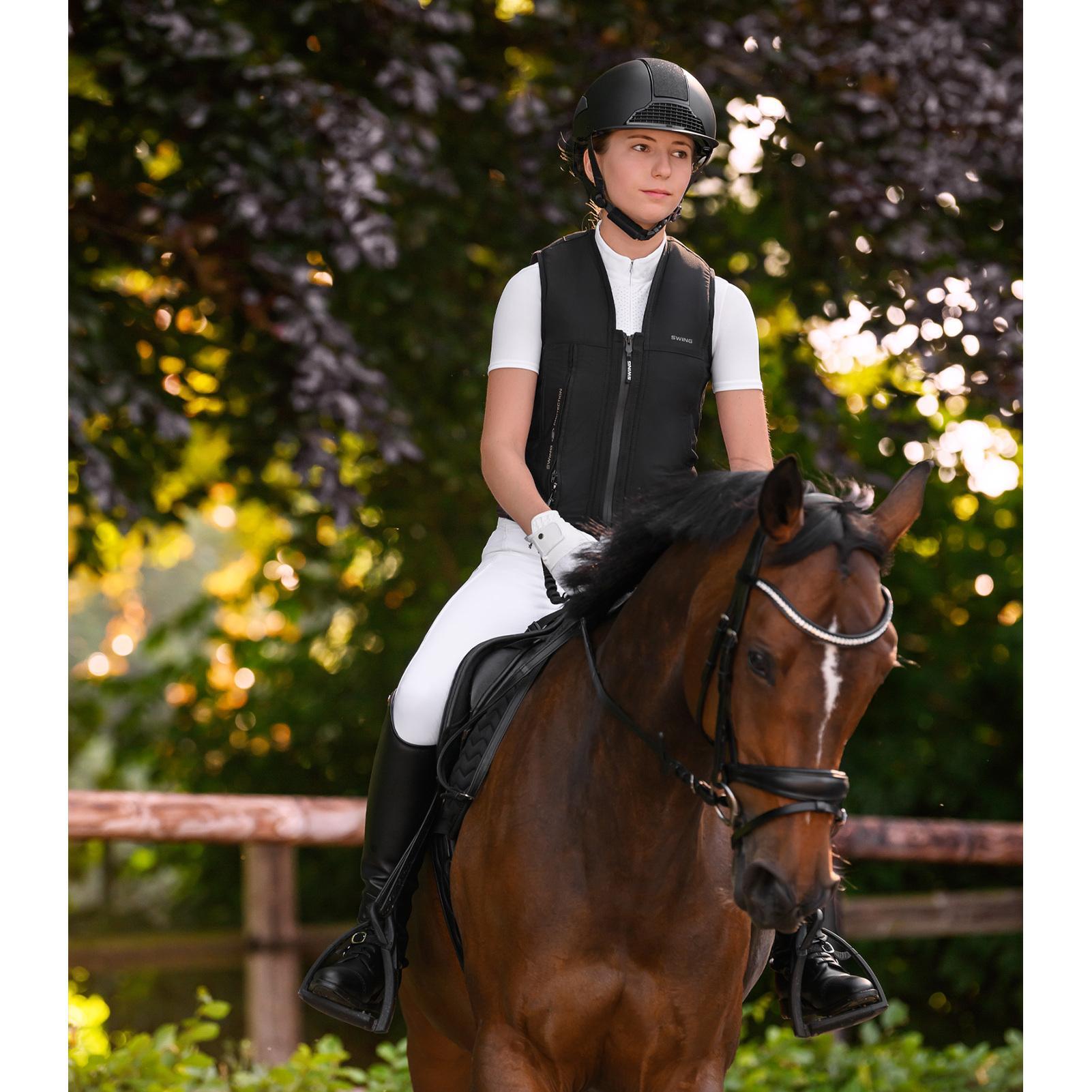 Casque d'équitation femme Swing H24 Shine 7/7