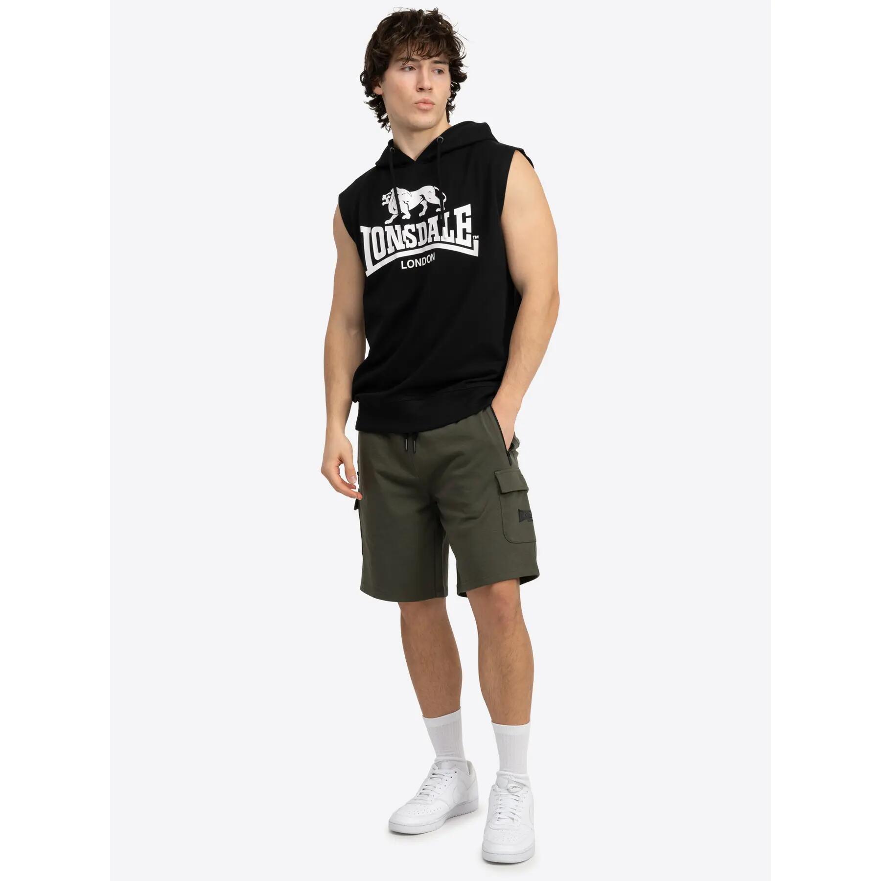 Sweatshirt à capuche sans manches Lonsdale Regular Fit Bignor 2/6