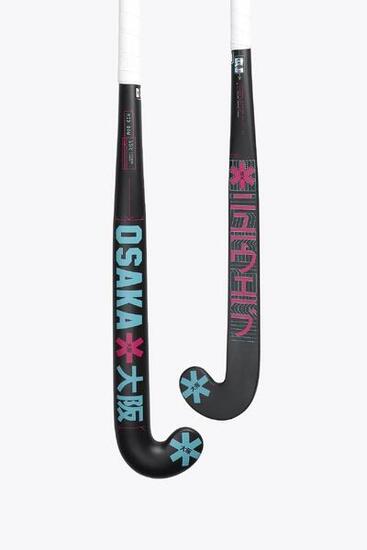 Crosse de hockey sur gazon Osaka Mid Bow 10 | Bleu rétro-framboise