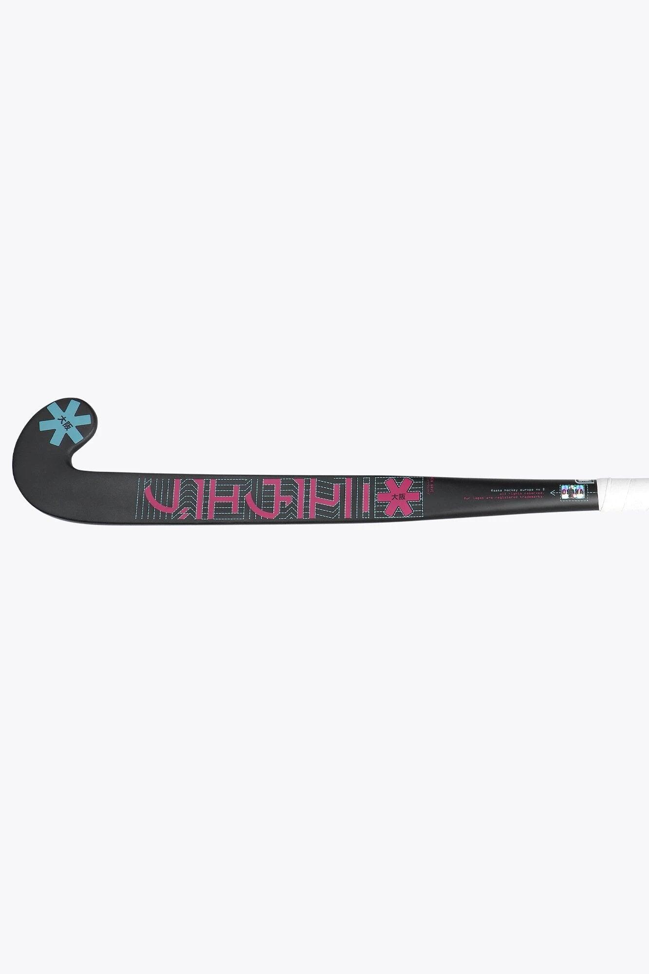 Mazza da hockey su prato Osaka Mid Bow 10 | Retro Blu-Lampone 6/6