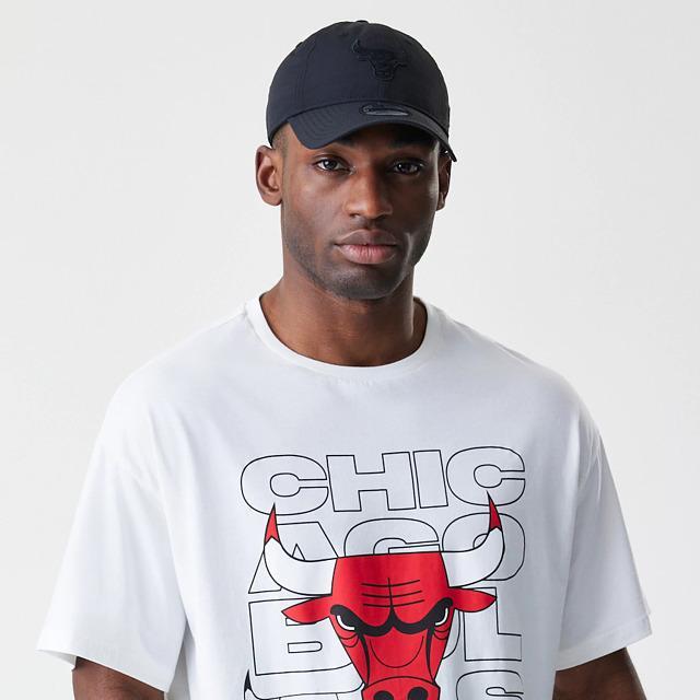 T-shirt oversize Chicago Bulls NBA Outline Graphic 3/5