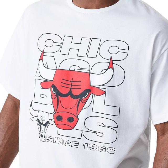 T-shirt oversize Chicago Bulls NBA Outline Graphic 2/5