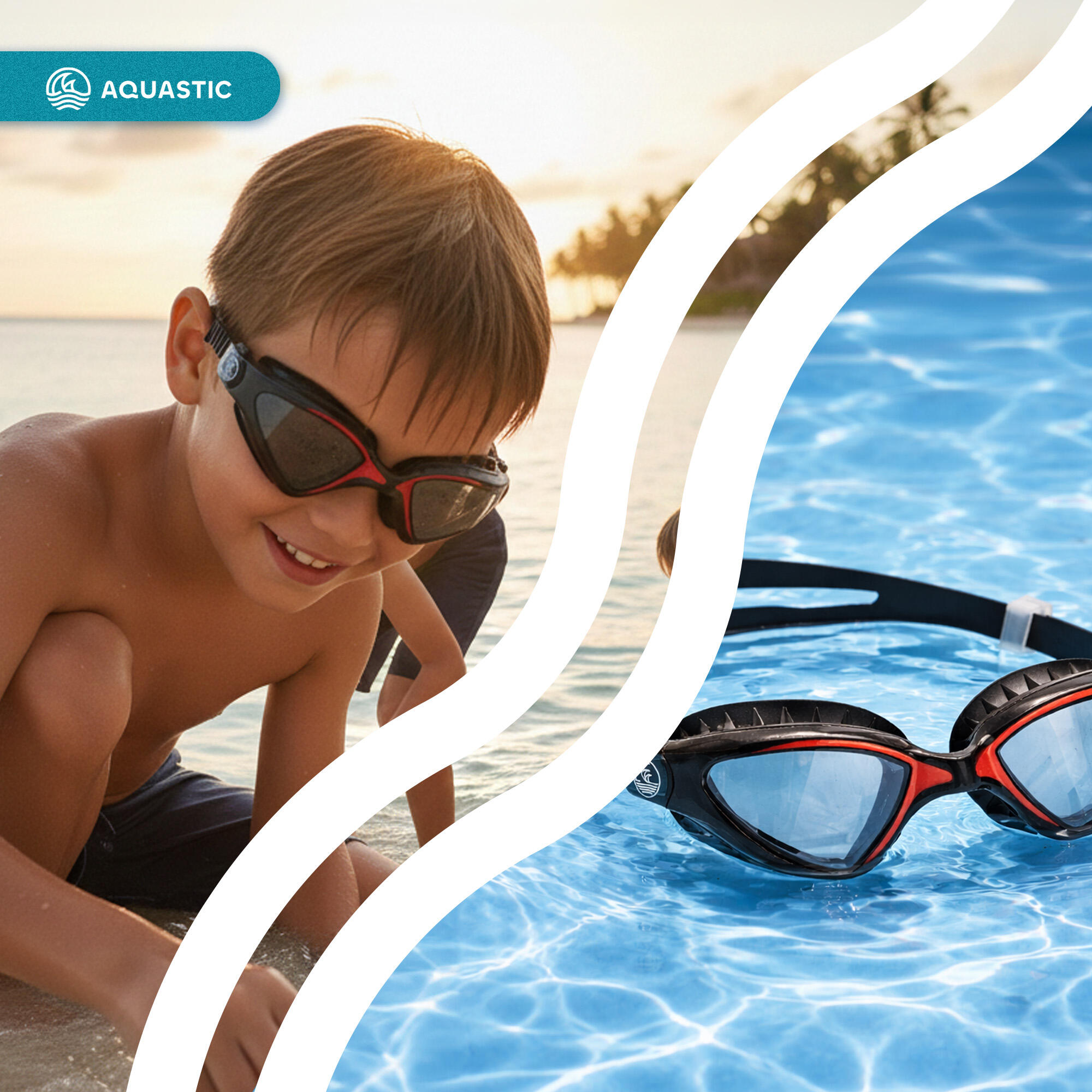Lunettes de natation AQUASTIC Tarpon 7/7
