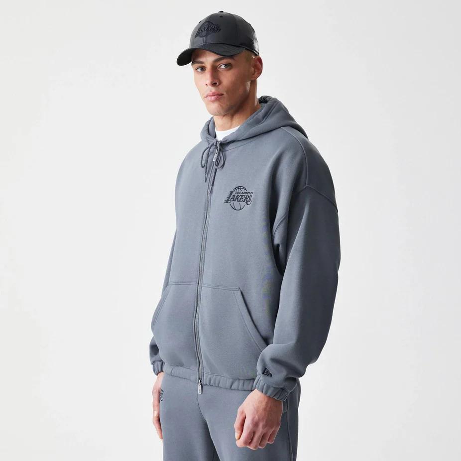 Hoodie New Era Los Angeles Lakers NBA Linear 2/3
