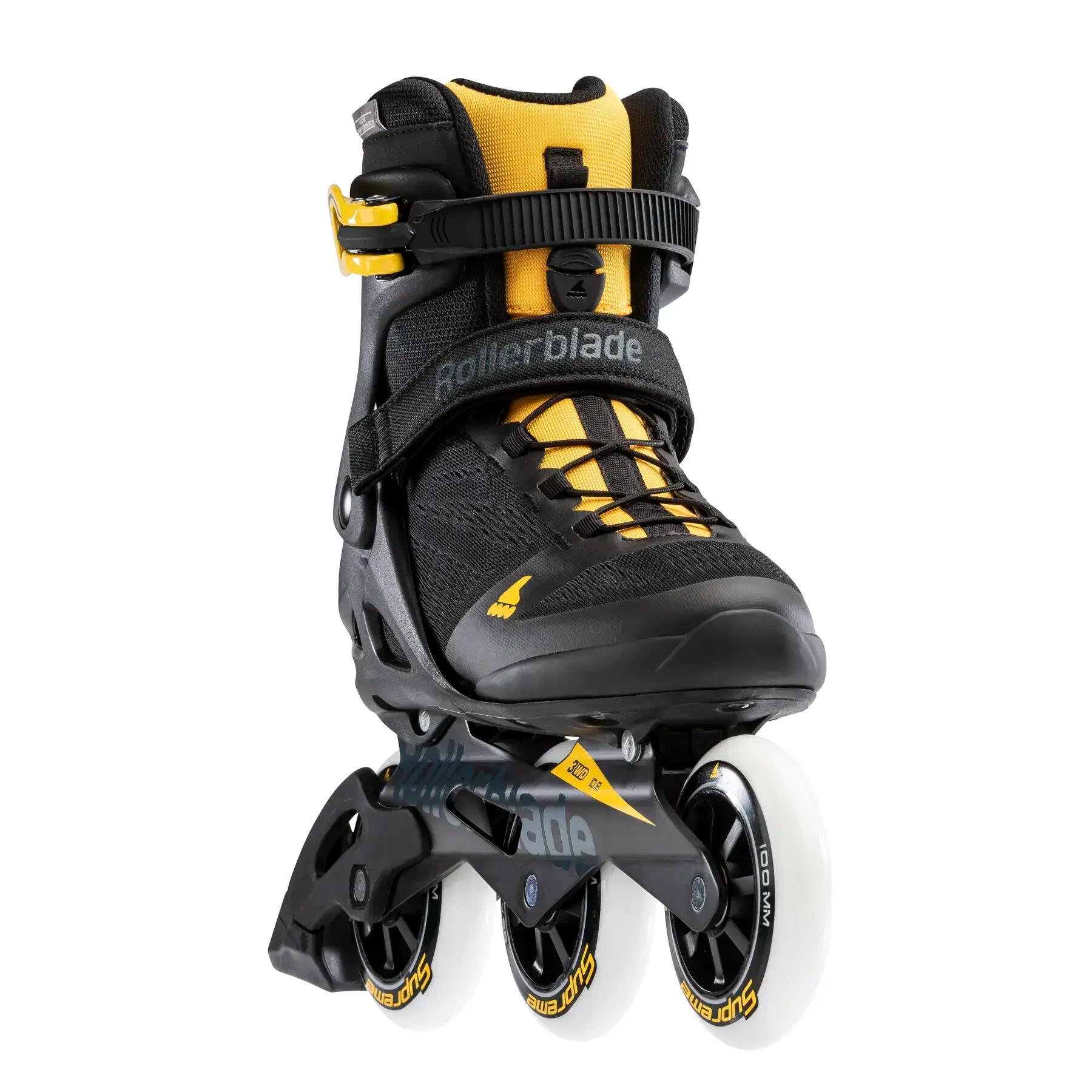 ROLLERBLADE MACROBLADE 100 3WD, NOIR/JUANE SAFRAN, 45.5 6/7