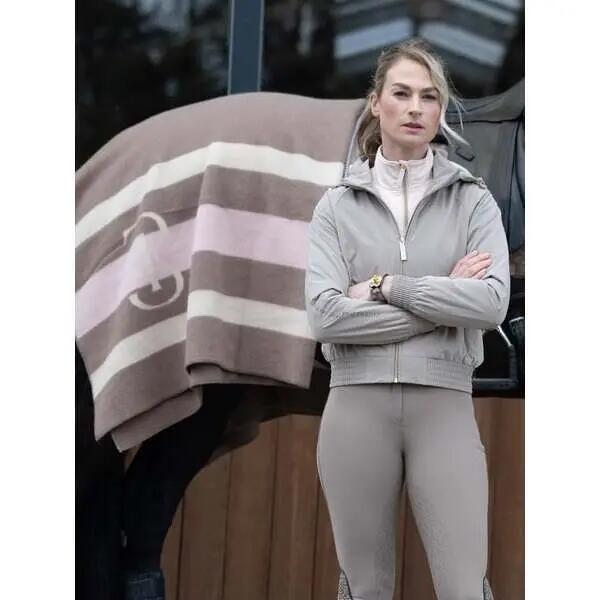 Cubierta de lana a rayas para caballo PS of Sweden 3/3