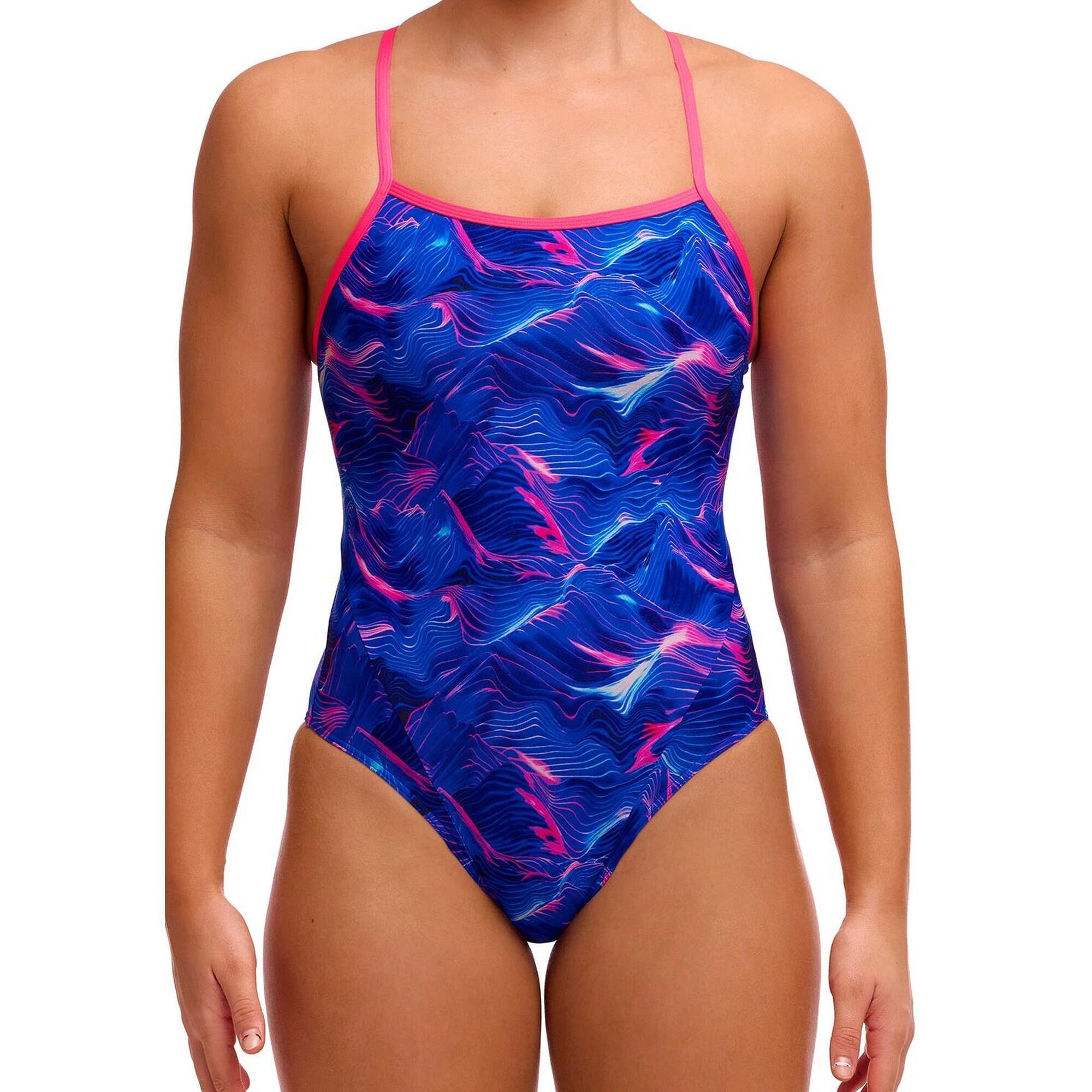 Strój do pływania menstruacyjny FUNKITA Rising Tide - Swim Secure Single Strap
