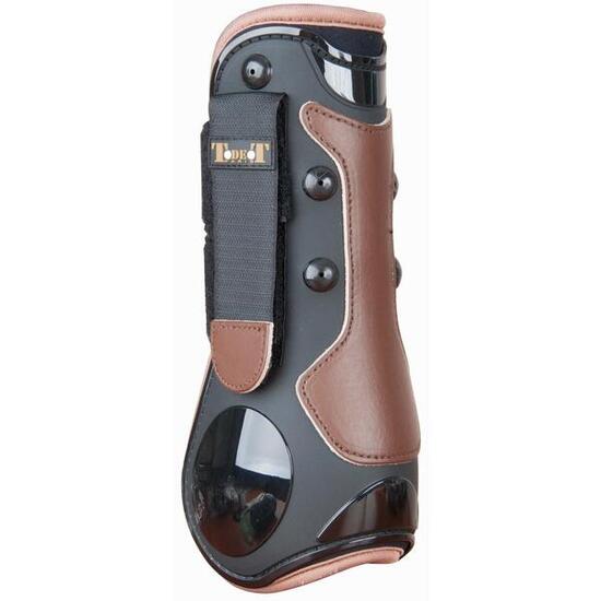 Beinschoner für Pferde aus Hartschale und Leder T de T