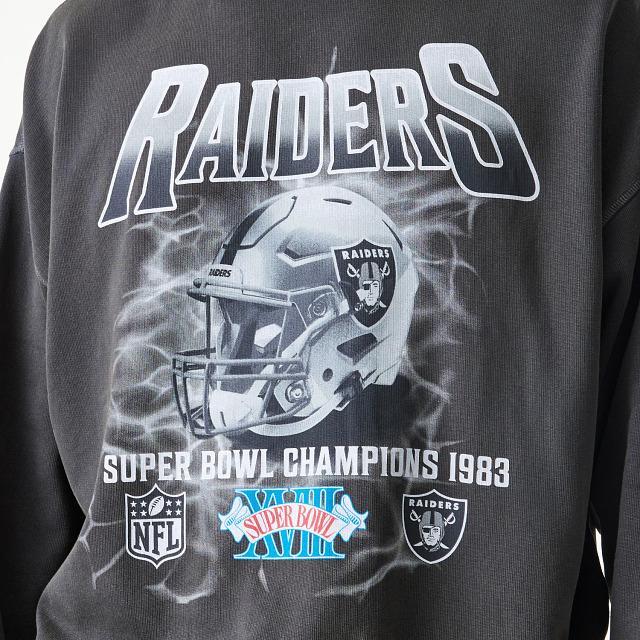 Sweatshirt Las Vegas Raiders NFL Washed 3/5