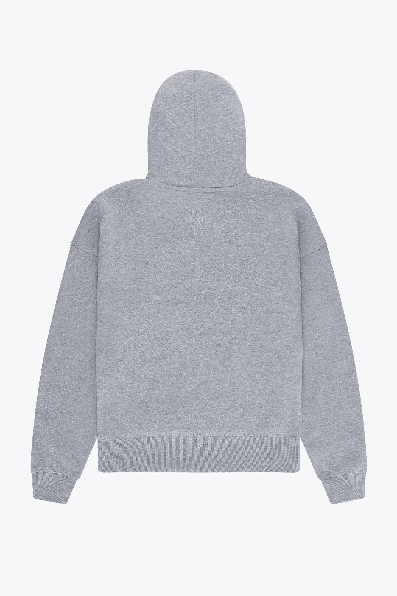 Sweat à capuche femme Osaka | Gris chiné 4/6