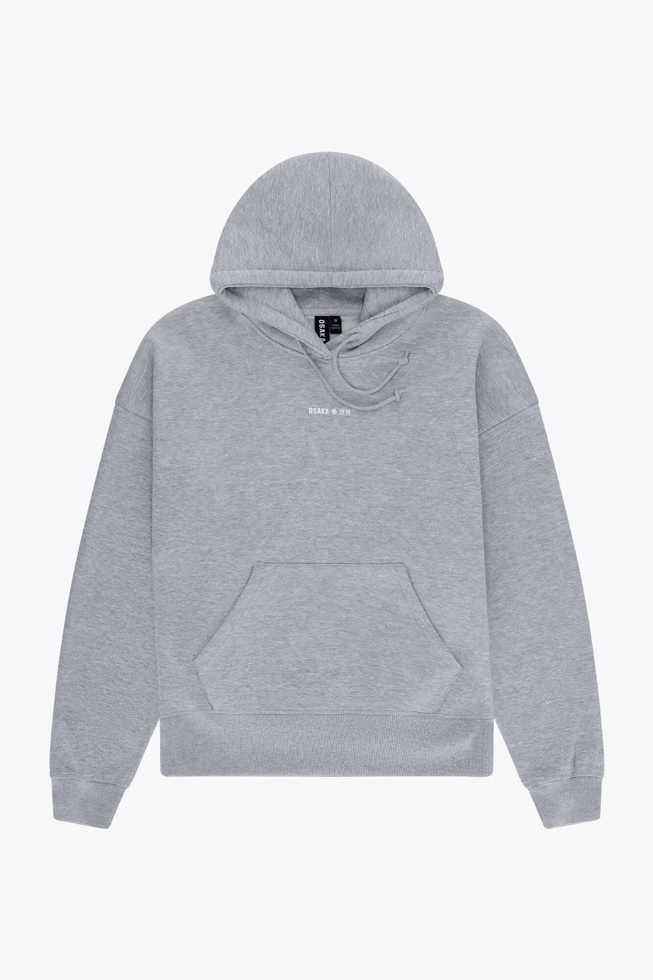 Sweat à capuche femme Osaka | Gris chiné 1/6