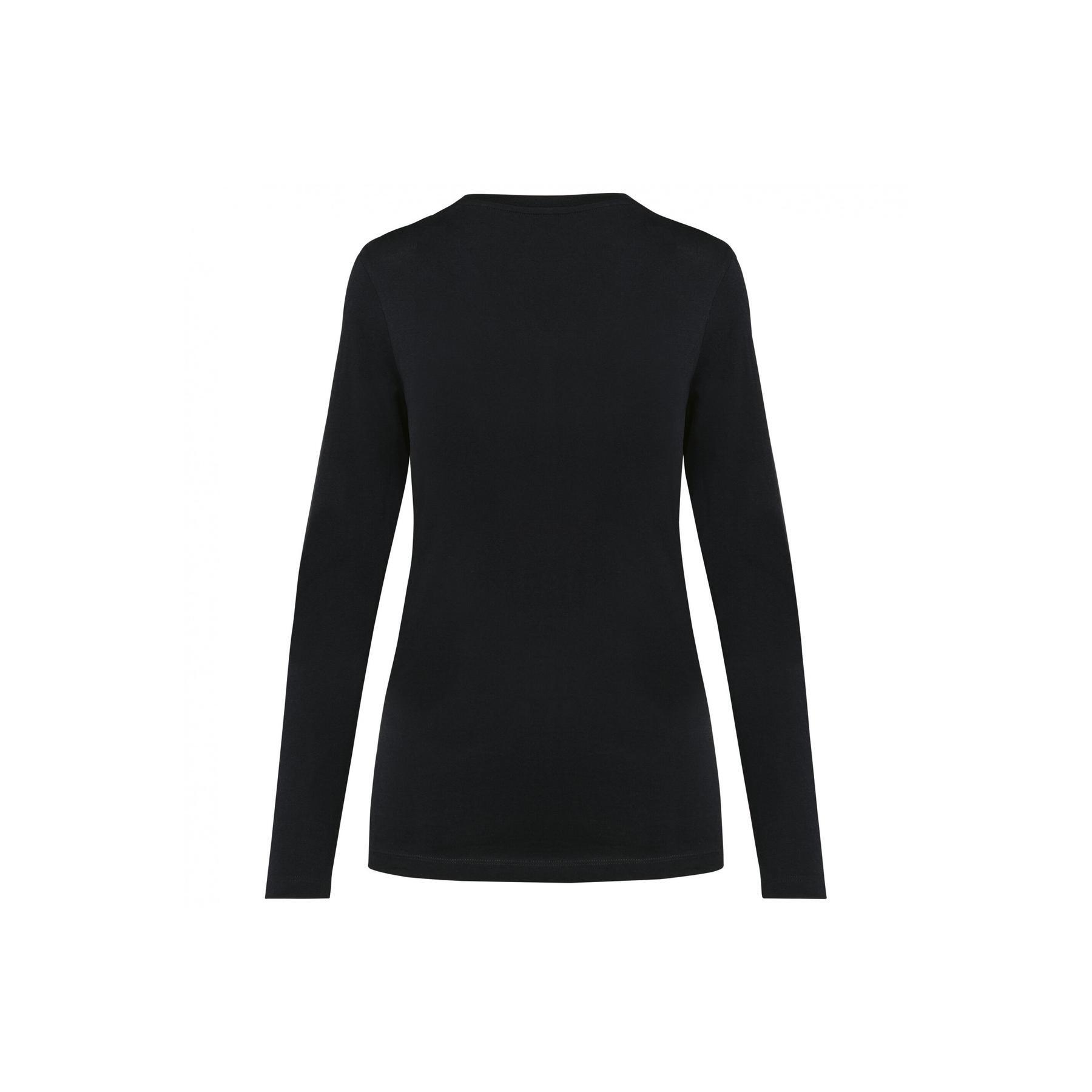 Camiseta de manga larga con cuello en V de suprima para mujer Kariban Premium 3/3
