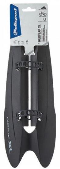 GUARDABARROS DELANTERO POLISPORT MUDFLAP XL 26/27.5/29" TUBO DIAGONAL NEGRO CON 2/7