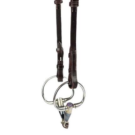 Accessoire de bridon pour cheval PS of Sweden French White Stitching