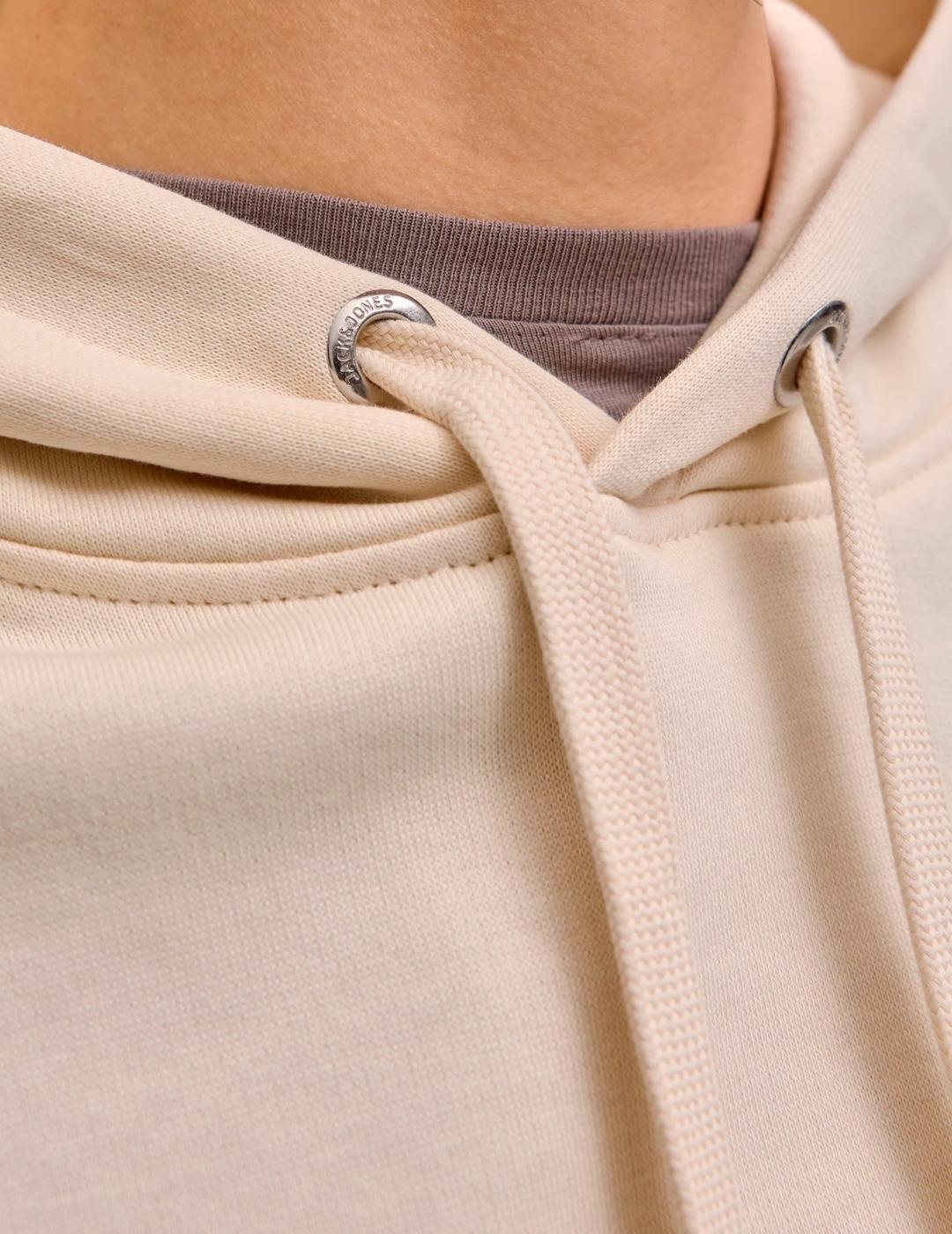 Maglione e felpa per uomo Jack & Jones beige. 4/6