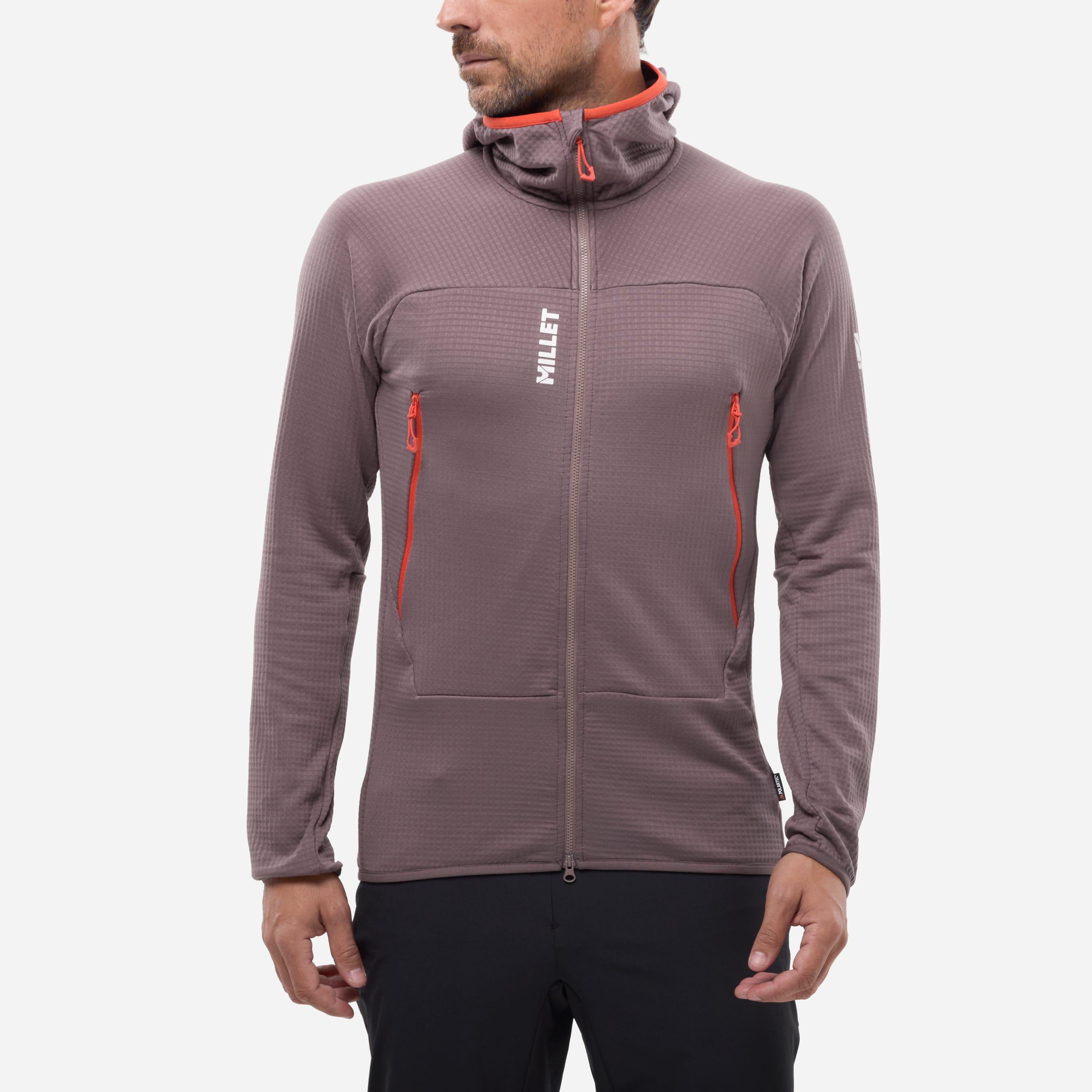 Herren Bergsteigen Fleecejacke  FUSION GRID 3/5