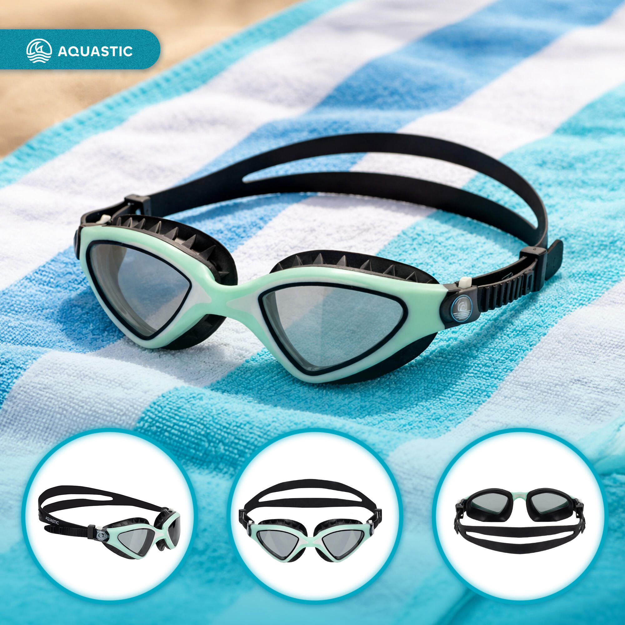 Lunettes de natation AQUASTIC Tarpon 3/7