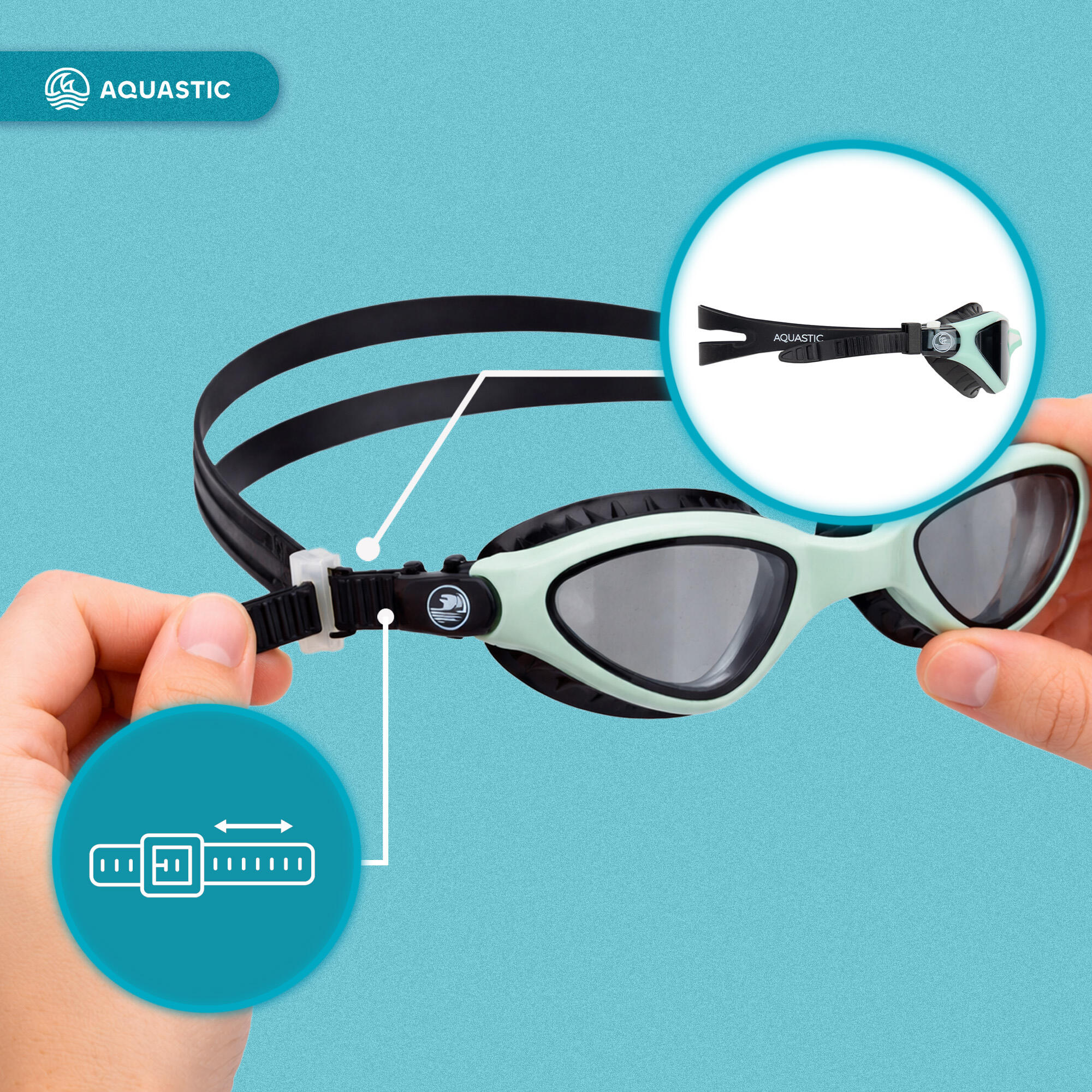 Lunettes de natation AQUASTIC Tarpon 5/7