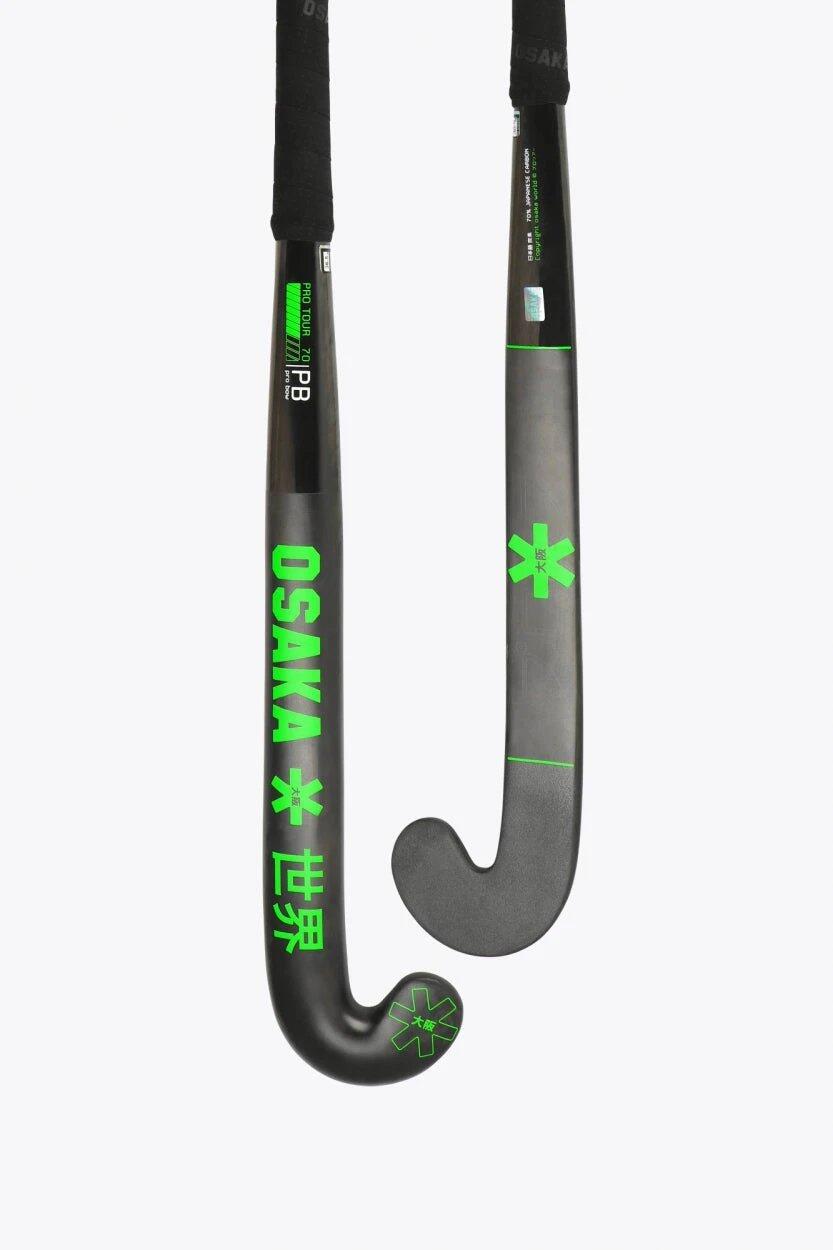 Bâton de hockey sur gazon Osaka Pro Tour 70 - Pro Bow | Noir emblématique 1/6