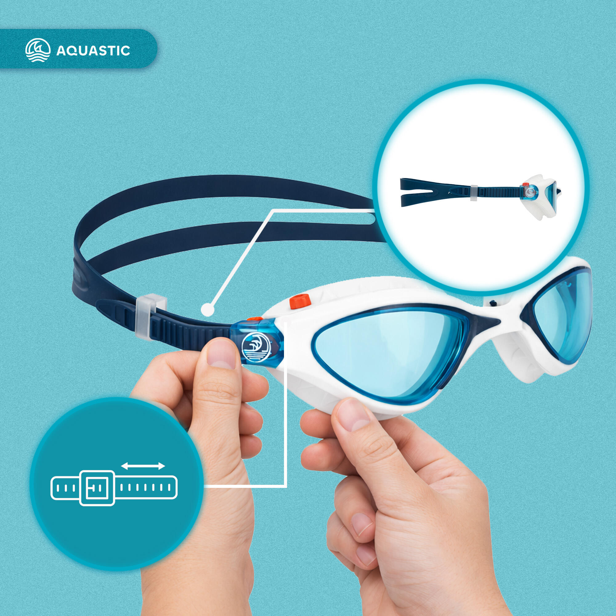Lunettes de natation AQUASTIC Tarpon 5/7
