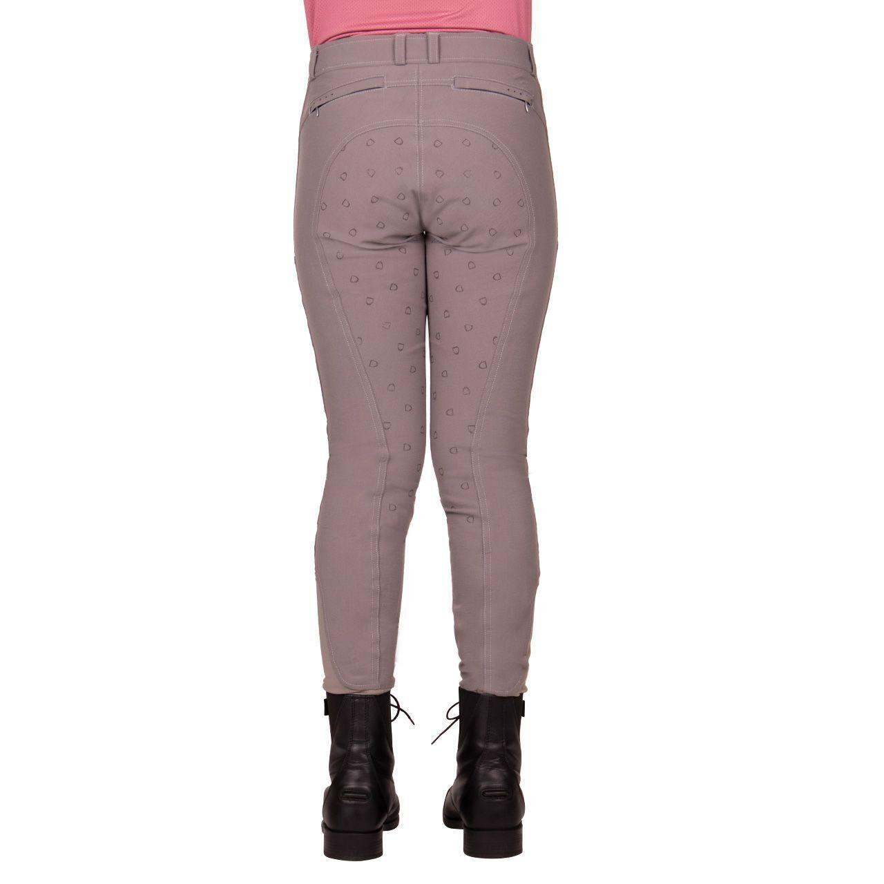 Pantalon équitation fille full grip QHP Victoria 3/7