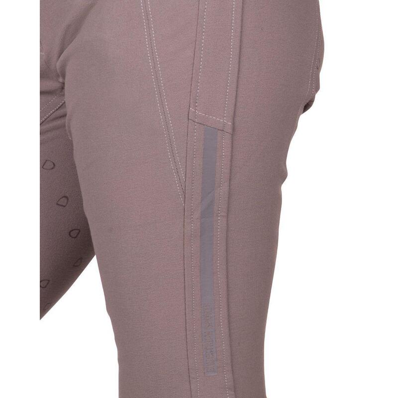 Pantaloni echitație QHP Victoria cu grip complet