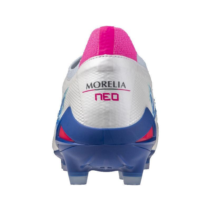 Crampons Mizuno Morelia Neo IV B Japan Blanc, bleu et rose 6/6